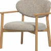 Woood Udar fauteuil met houten frame naturel Discount
