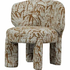 Woood Upke fauteuil met dessin naturel/bruin Best