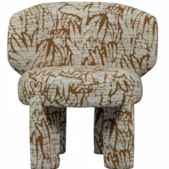 Woood Upke fauteuil met dessin naturel/bruin Best