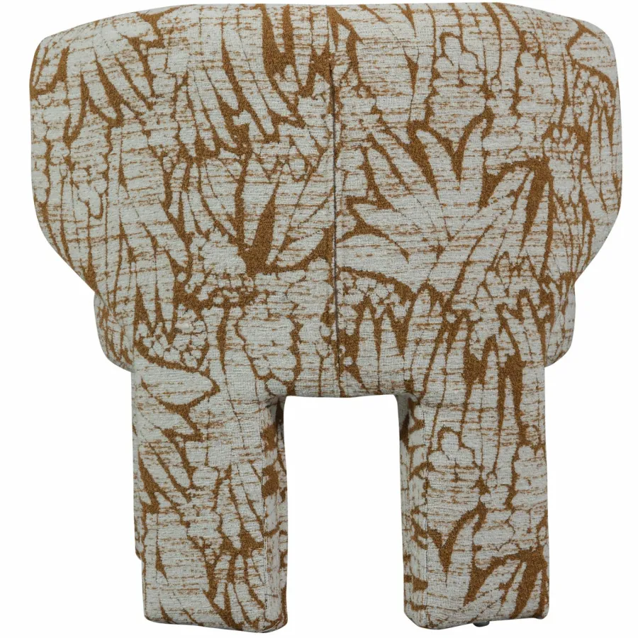 Woood Upke fauteuil met dessin naturel/bruin Best