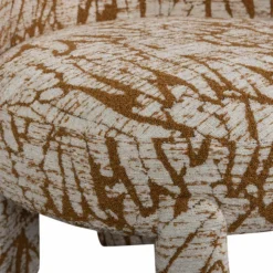 Woood Upke fauteuil met dessin naturel/bruin Best