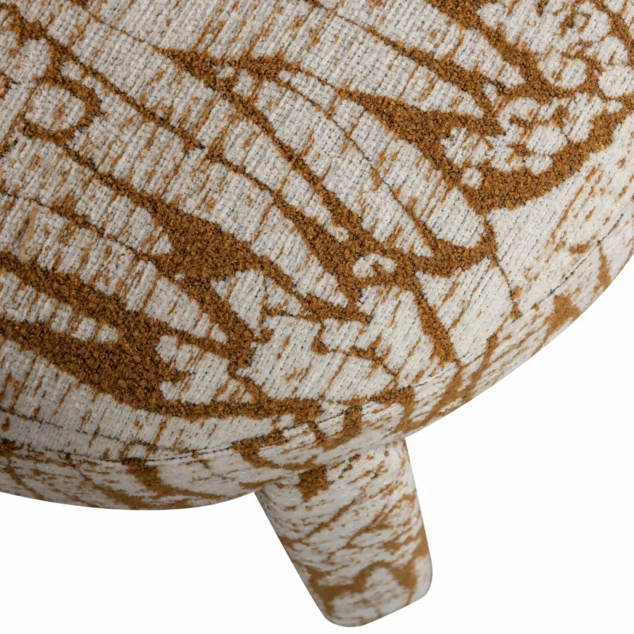 Woood Upke fauteuil met dessin naturel/bruin Best