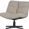 Woood Vinny Draaifauteuil bouclé Zand Clearance