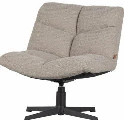 Woood Vinny Draaifauteuil bouclé Zand Clearance