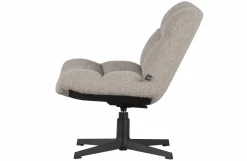 Woood Vinny Draaifauteuil bouclé Zand Clearance