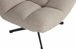 Woood Vinny Draaifauteuil bouclé Zand Clearance