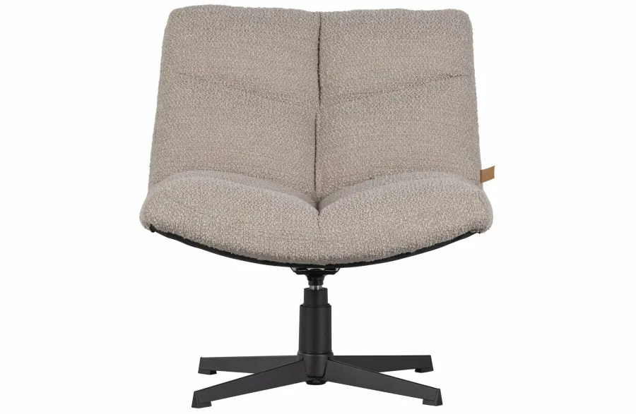 Woood Vinny Draaifauteuil bouclé Zand Clearance