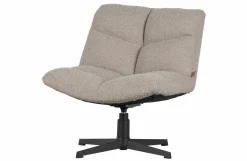 Woood Vinny Draaifauteuil bouclé Zand Clearance