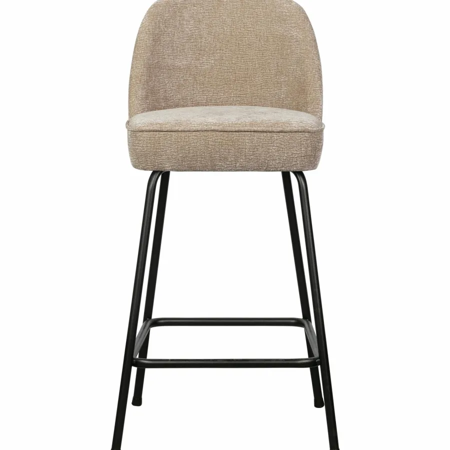Woood Vogue barstoel 65cm 3d chenille zand Clearance