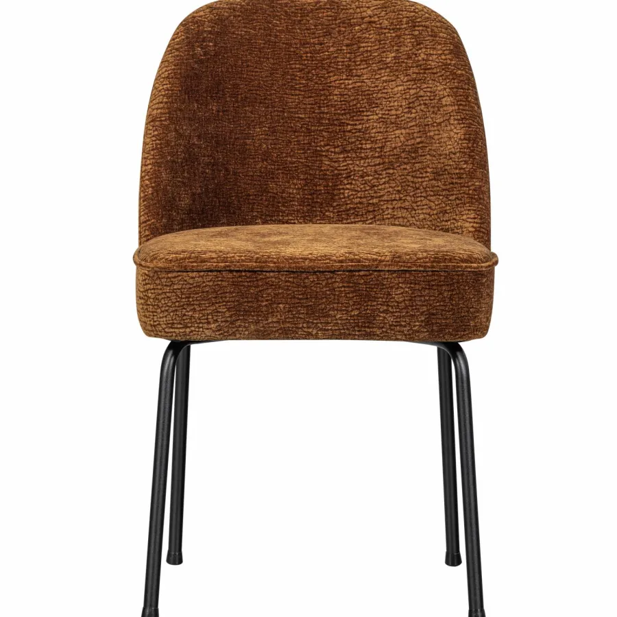 Woood Vogue eetkamerstoel 3d chenille middenbruin Discount