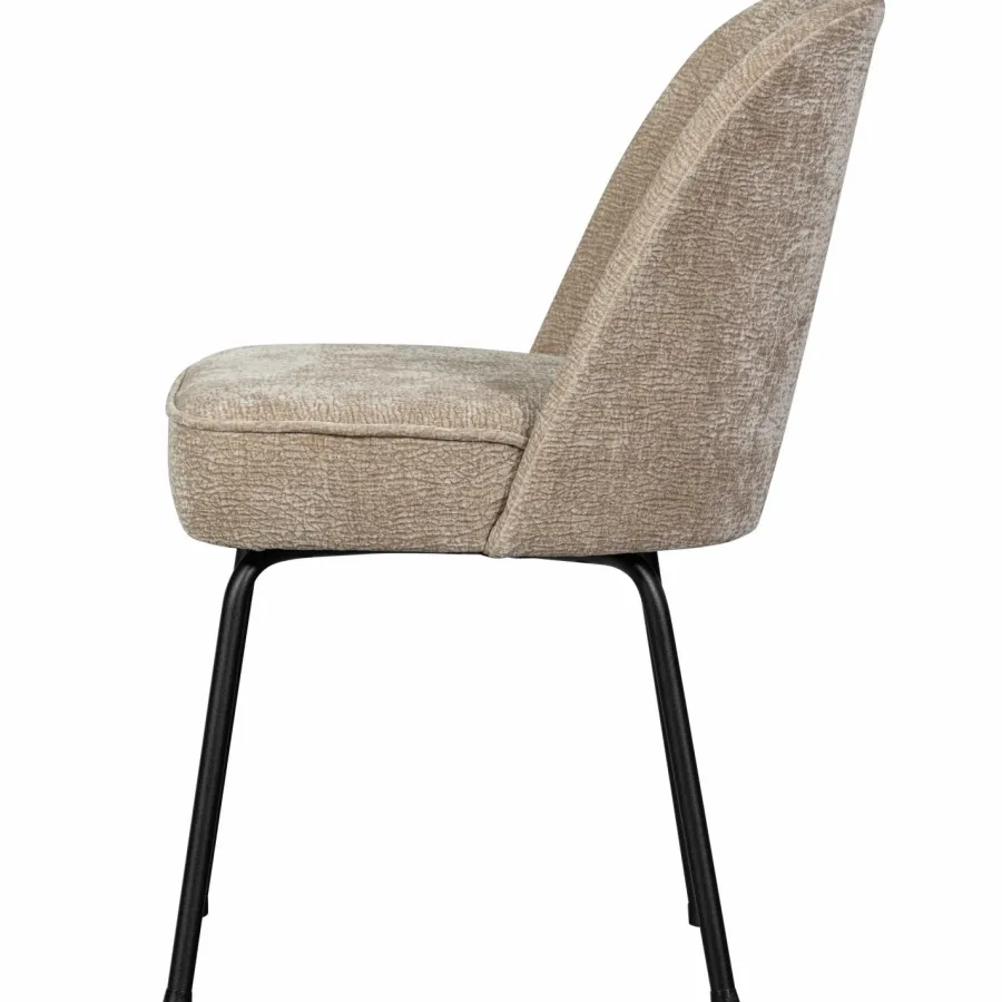 Woood Vogue eetkamerstoel 3d chenille zand Best