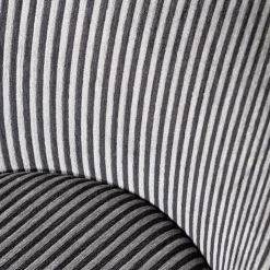 Woood Vogue eetkamerstoel streep zwart/grijs