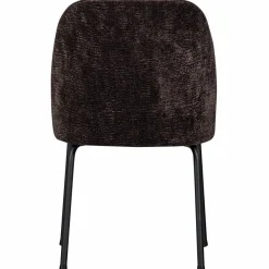 Woood Vogue eetkamerstoel 3d chenille donkerbruin Best