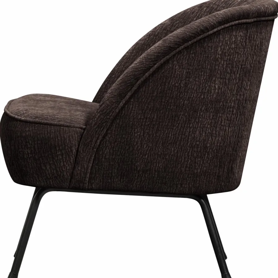 Woood Vogue fauteuil 3d chenille donkerbruin Sale