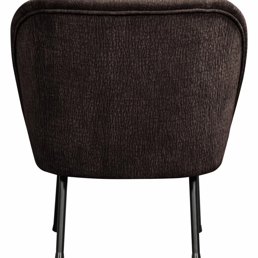 Woood Vogue fauteuil 3d chenille donkerbruin Sale