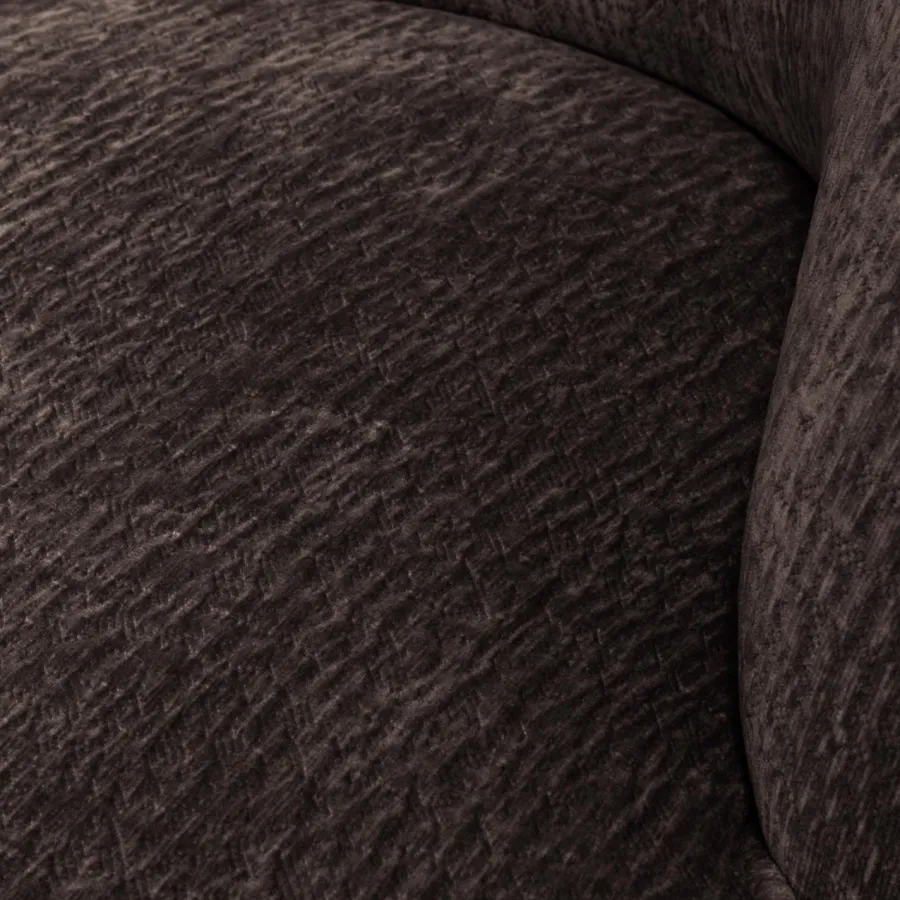 Woood Vogue fauteuil 3d chenille donkerbruin Sale