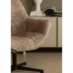 Woood Wibo draaifauteuil taupe New