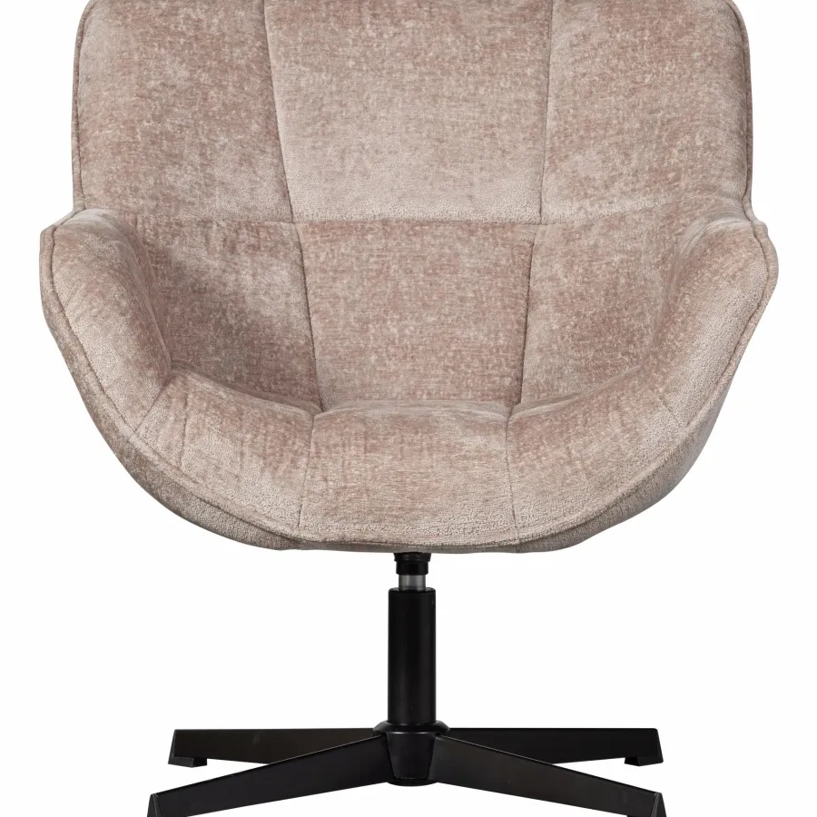 Woood Wibo draaifauteuil taupe New