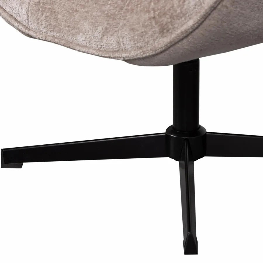 Woood Wibo draaifauteuil taupe New