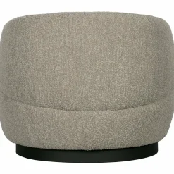 Woood Woolly draaifauteuil bouclé naturel gemeleerd Sale