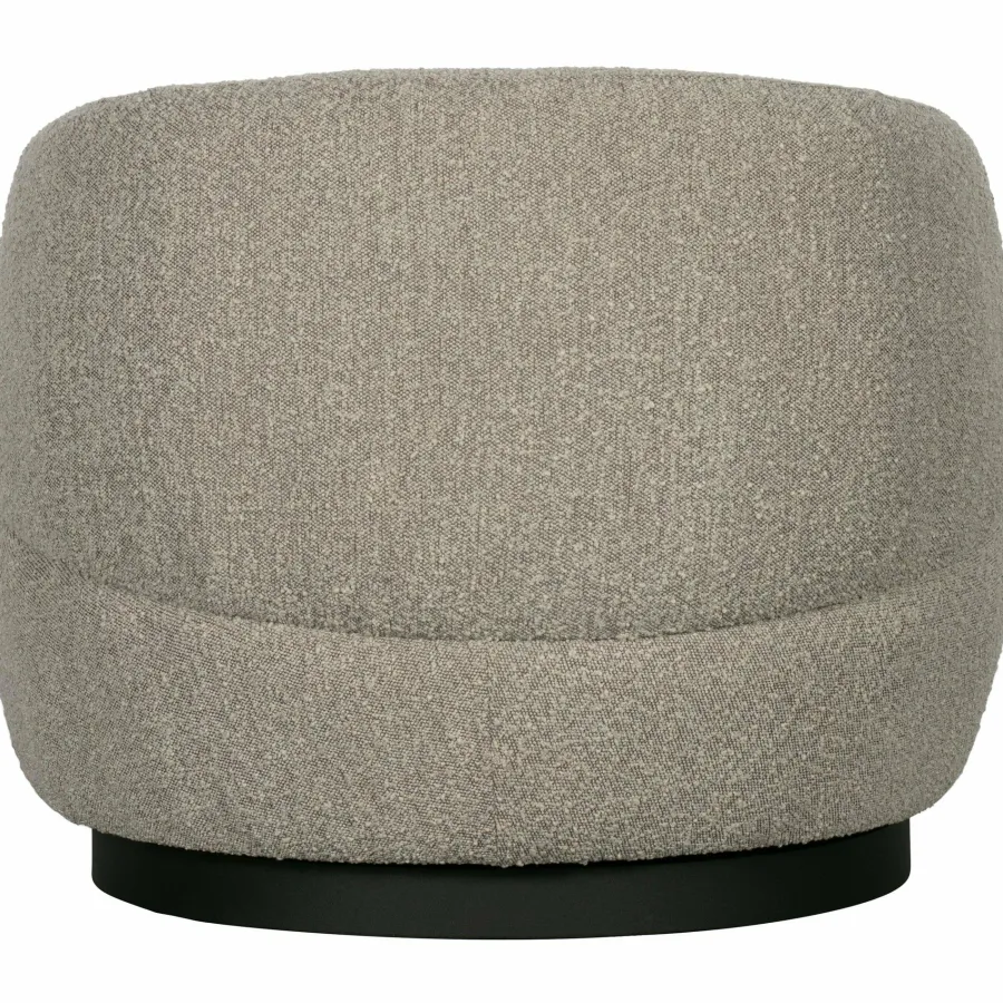 Woood Woolly draaifauteuil bouclé naturel gemeleerd Sale
