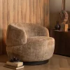 Woood Woolly draaifauteuil chenille zand Clearance