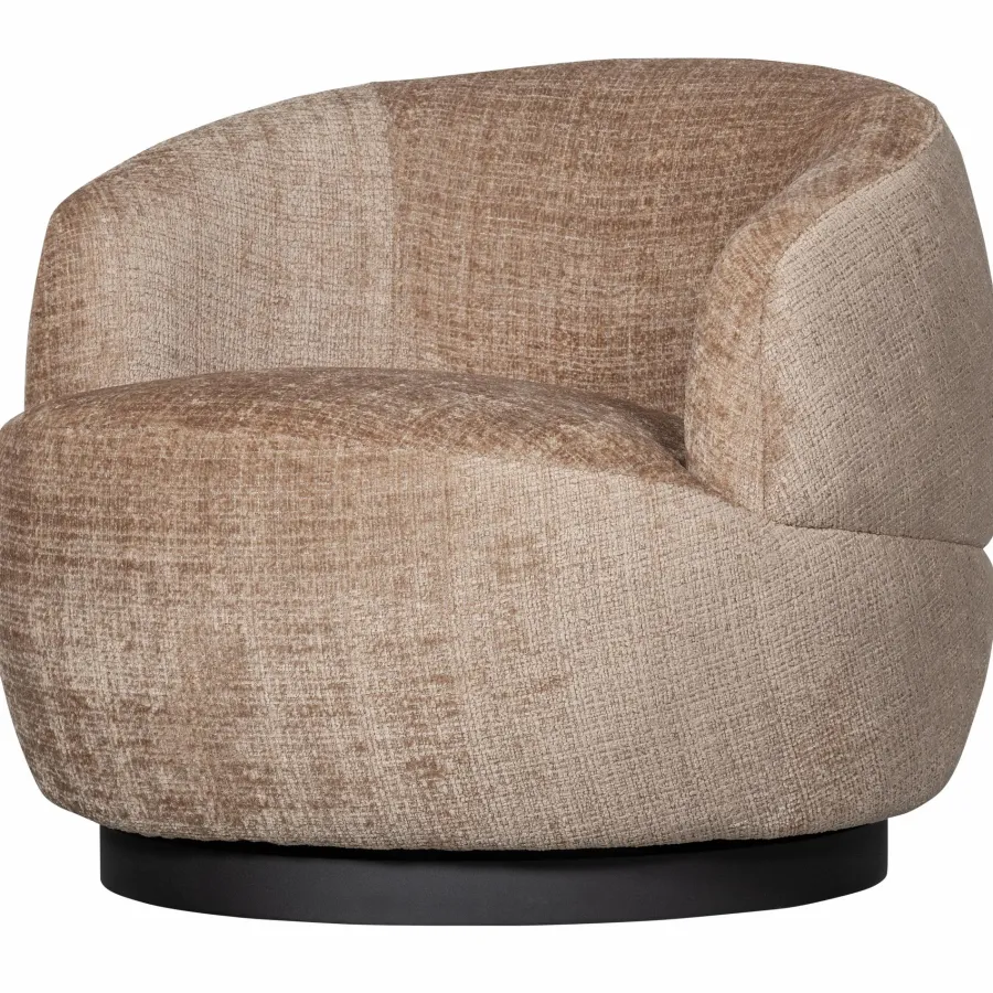 Woood Woolly draaifauteuil chenille zand Clearance
