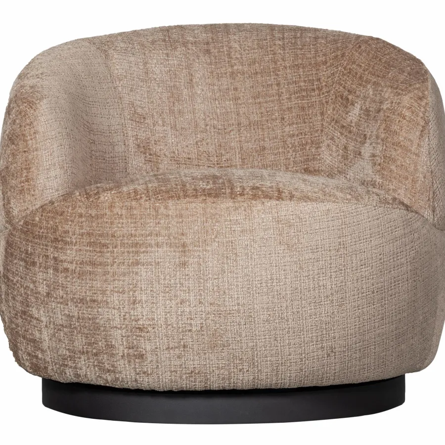 Woood Woolly draaifauteuil chenille zand Clearance