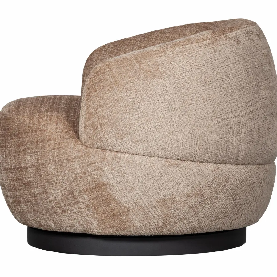Woood Woolly draaifauteuil chenille zand Clearance