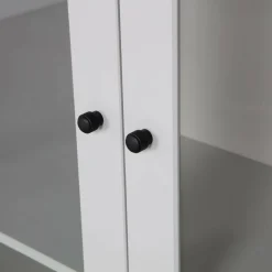 Woood Xam vitrinekast grenen wolkengrijs [fsc] Online