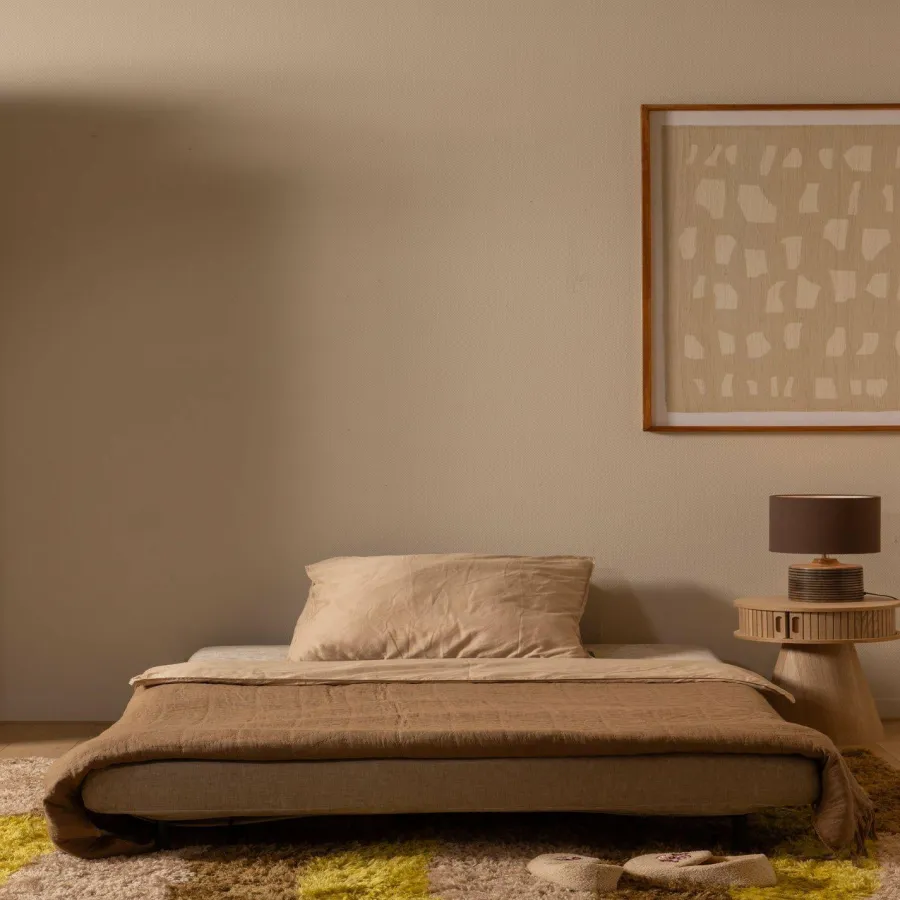 Woood Xem 1-persoons slaapbank velvet naturel Online