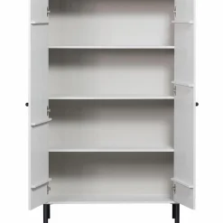Woood Xina lage kast grenen wolkengrijs [fsc] Online