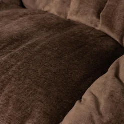 Woood Yaro draaibare fauteuil met hocker espresso Sale