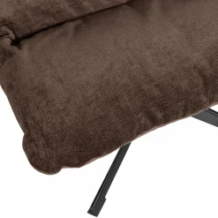 Woood Yaro draaibare fauteuil met hocker espresso Sale
