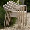 Woood Yellow tuinstoel touw/aluminium lichtgrijs New