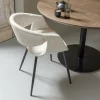 Woood Yossi eetkamerstoel naturel met metalen poot zwart Best