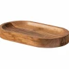 Woood YUKI serveerplank ovaal acacia hout naturel Best