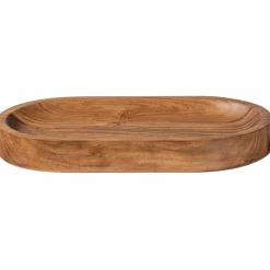 Woood YUKI serveerplank ovaal acacia hout naturel Best
