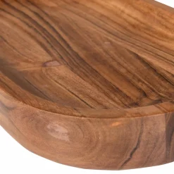 Woood YUKI serveerplank ovaal acacia hout naturel Best
